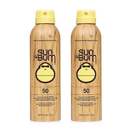 Protetor Solar Sun Bum Original SPF 50 2 Spray Vegano 170g