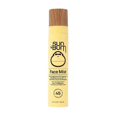 Protetor Solar Facial Sun Bum Spray FPS 45 Vegano 100ml