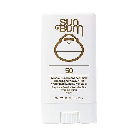 Protetor Solar Sun Bum Stick FPS 50 Mineral Vegano 15g