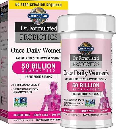 Probiotico Dr Formulated Once Daily Women's 30 Capsulas Vegetariana