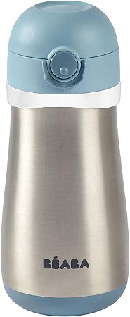 Garrafa Térmica BEABA Inox Azul 350ml
