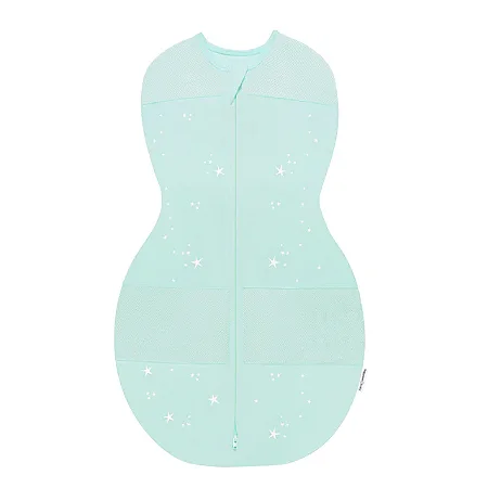 Happiest Baby Sleepea Swaddle Algodão Orgânico - Verde Estrela