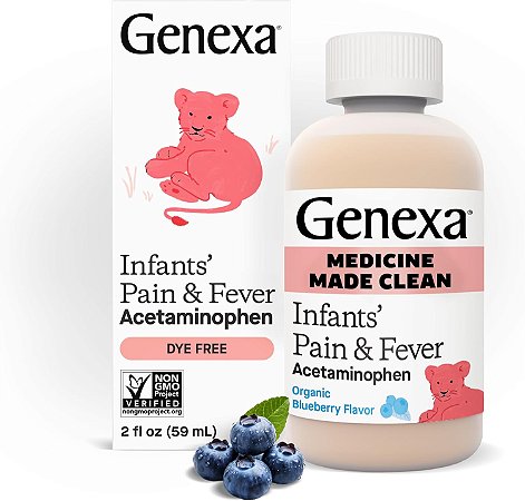 Genexa Infants Clean Pain e Fever Acetaminophen - 1 unidade