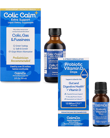 Colic Calm Plus 59ml + Probiótico Infantil CalmCo 15ml + Vitamina D
