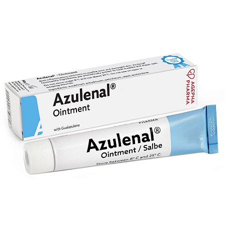 Pomada Azulenal (Garmastan) Cicatrizante, Seios, Fabricada na Europa 20g