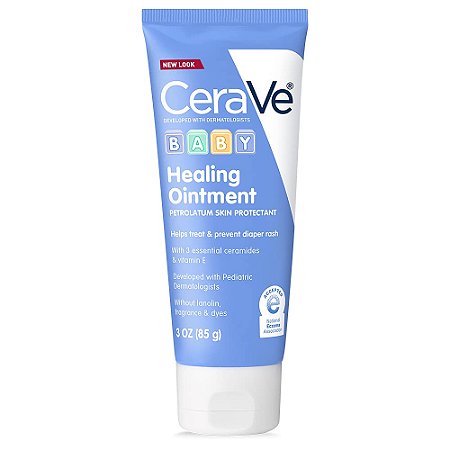 CeraVe Pomada para Troca de Fraldas Preventiva e de Assaduras 85g