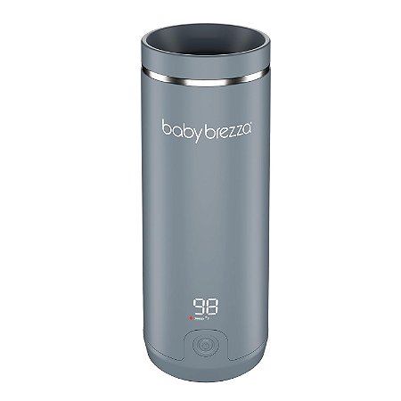 Aquecedor de Mamadeiras Portátil Baby Brezza 240ml Recarregável Cinza