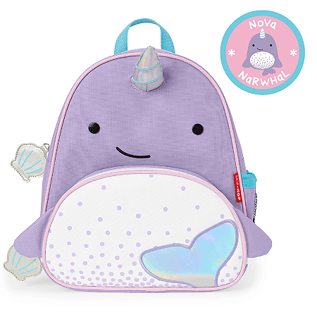 Mochila Infantil Zoo Baleia Narval Skip Hop
