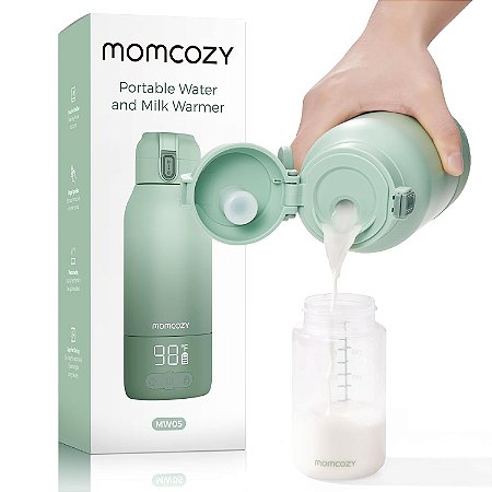 Aquecedor de Leite Portátil Momcozy - 450ml - A Bateria Sem Fio