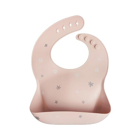 Babador de Bebê Mushie Silicone - Daisy
