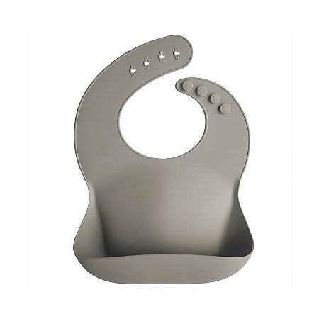 Babador de Bebê Mushie Silicone - Silver Sage