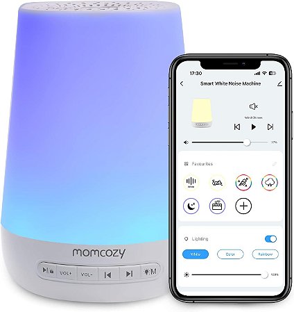 Mom Cozy Ruido Branco e Luz Noturna, com diversas funções
