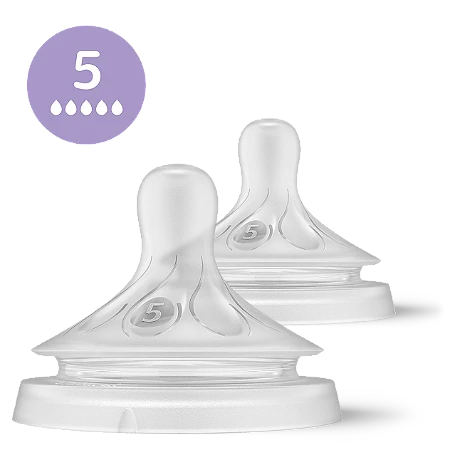 Bico Linha Pétala nº5 Philips Avent 2 unidades Fluxo Extrarrapido