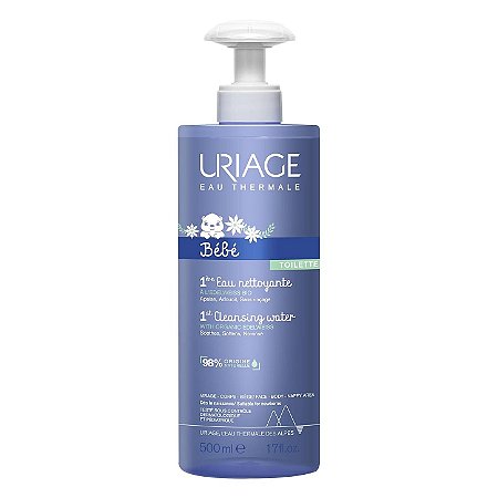 Uriage Baby Água de Limpeza para bebês - Corpo e Rosto 500ml Sem perfume