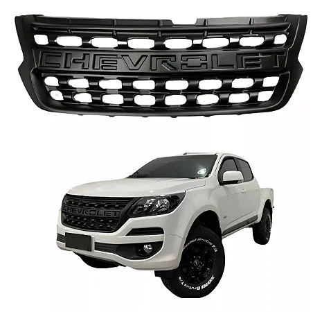 Grade Frontal Chevrolet S10 (2017 a 2020) – Estilo Colorado Midnight | Encaixe Perfeito