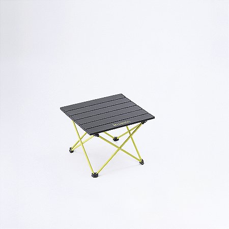Mesa Camping Dobravél 34,5 x 40 cm Ultraleve Preto e Verde Limão - Hawapi