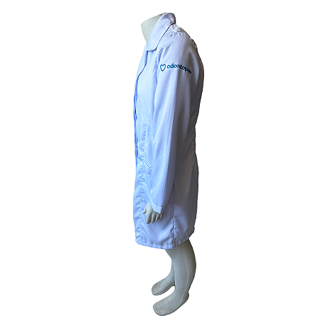 Jaleco Gabardine Microfibra - 100 % Poliéster