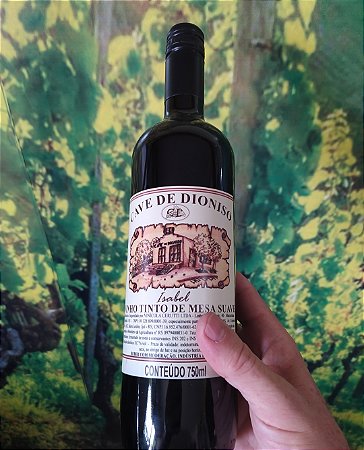 Vinho Tinto de Mesa Suave(Isabel)750ml