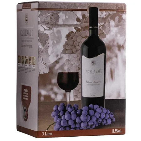 Vinho Cabernet Sauvignon Castellamare - Bag 3 litros