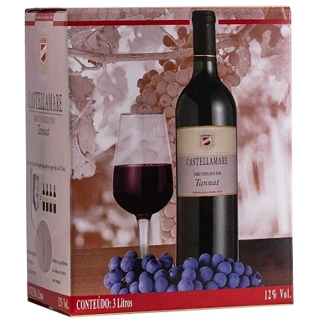 Vinho Tannat Castellamare - Bag 3 litros