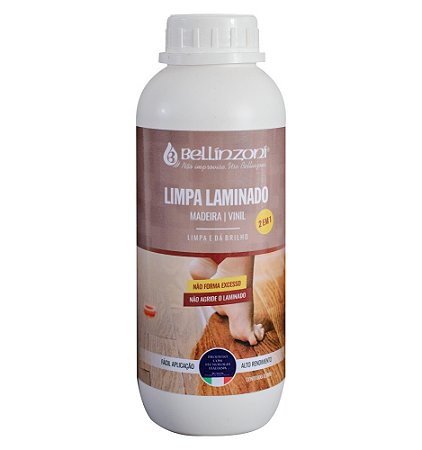 Limpa Laminado Madeira e Vinílico - 1 Litro - Bellinzoni