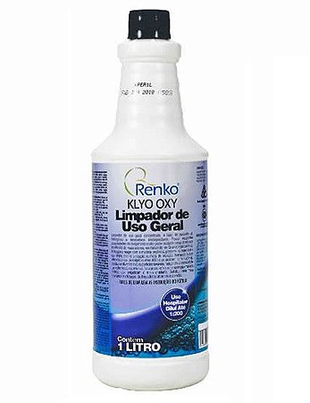 Limpador de uso geral à base de Peróxido Klyo Oxy - 1 Litro - Renko