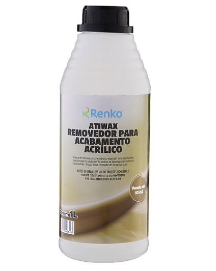 Atiwax Removedor para Ceras e Resinas Acrílicas - 1 Litro - Renko