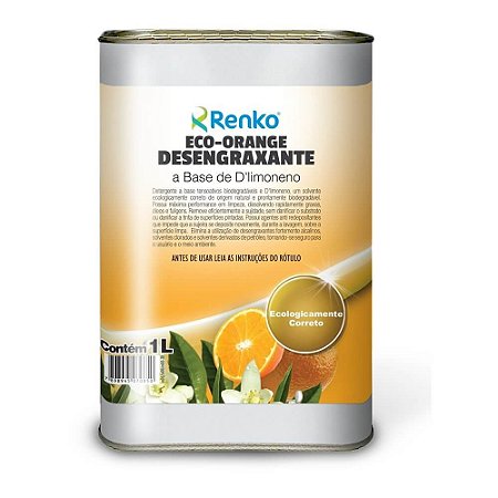 Eco Orange - Desengraxante a base de D'Limoneno - 1 Litro - Renko