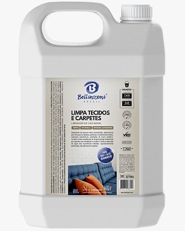 Limpa Tecidos e Carpetes - 5 Litros - Bellinzoni