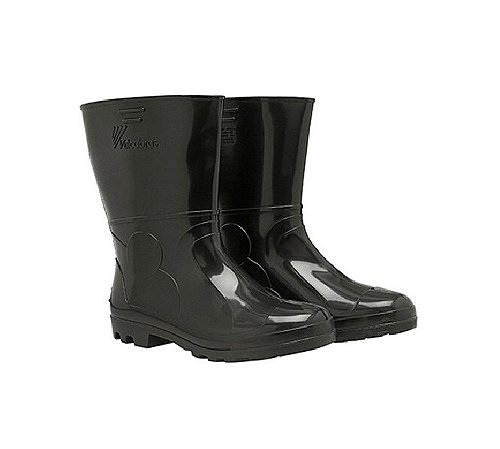 Bota de PVC Preta Cano Médio - Vulcabras