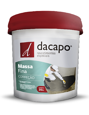 Massa Fina de Correção - Dacapo