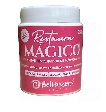 Restaura Mágico – Creme Restaurador de Mármore 250g - Bellinzoni