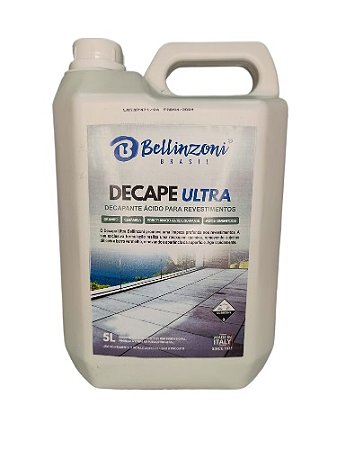 Decape Ultra Decapante Ácido - 5 Litros - Bellinzoni