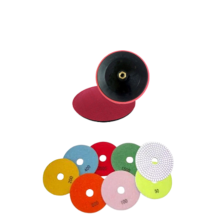 Kit Lixa Diamantada + Suporte Com Velcro