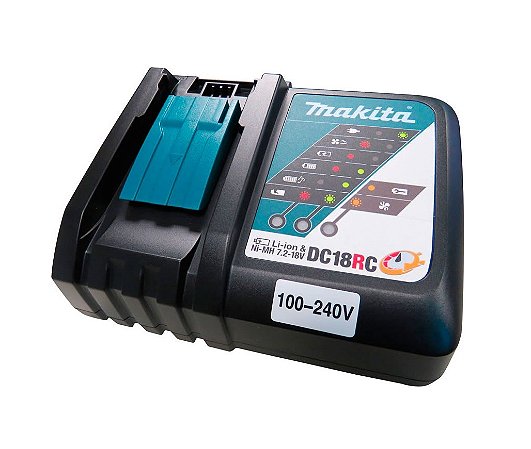 Carregador de Baterias 18V e 14,4V Max 6,0Ah LXT DC18RC Bivolt - Makita