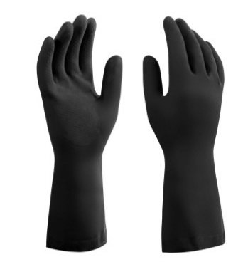 Luvas de proteção Latex PRO 157 Preta Antiderrapante - Mucambo