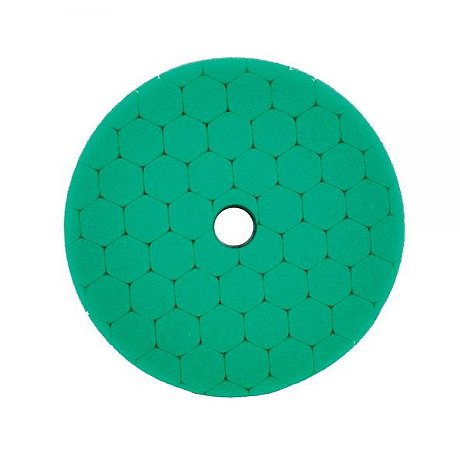 Boina Hex Espuma  6″ para Roto Orbital – Verde – Corte Agressivo - SIGMA