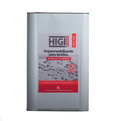 Solv Pro Impermeabilizante Para Tecidos Não Inflamável 5L - Higi Tools