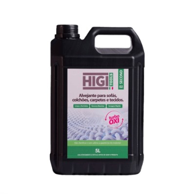 02 Second - Alvejante Para Sofás, Colchões, Carpetes e Tecidos 5L - Higi Tools