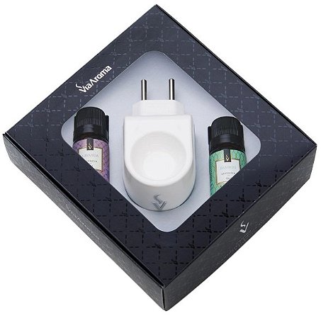 Kit Presente Aromatizador Standard mais 2 Essências - Bamboo e Lavanda - Via Aroma