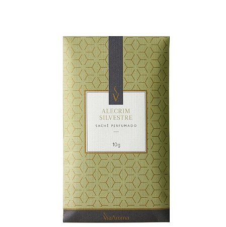 Sachê Perfumado Alecrim Silvestre - 10g - Via Aroma