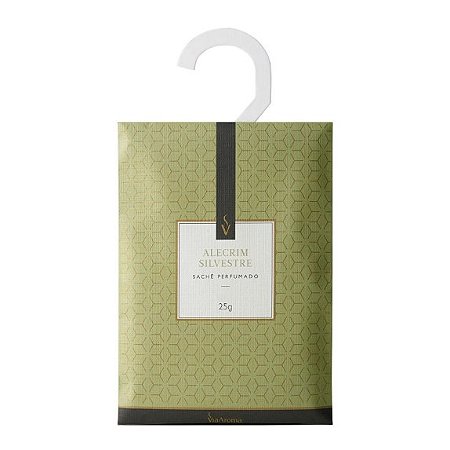 Sachê Perfumado Alecrim Silvestre - 25g - Via Aroma