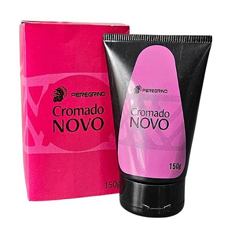 Cromado Novo abrasivo para metais 150g - Peregrino