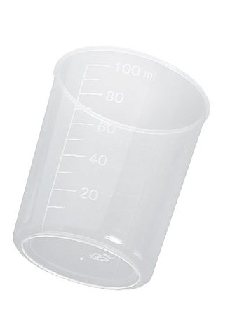 Copo Dosador 100ml Transparente Alto Relevo - Vonixx