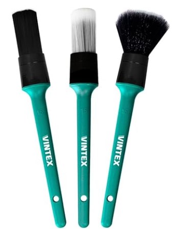 Kit Pinceis Para Detalhamento Macio, Medio e Super Macio Vintex - Vonixx