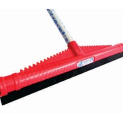 Rodo Plástico Borracha Dupla Eva Puxa E Seca com Cabo - Sanches