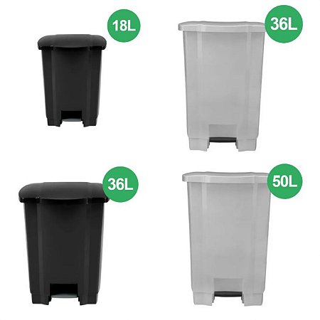 Lixeira com pedal - Sanches