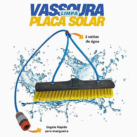 Vassoura Placa Solar Profissional - Sanches