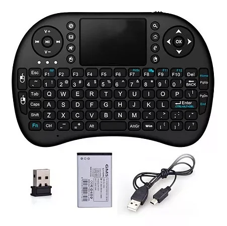 # Mini Key Teclado Lelong Max Le-7716 Com Led Preto Wireless