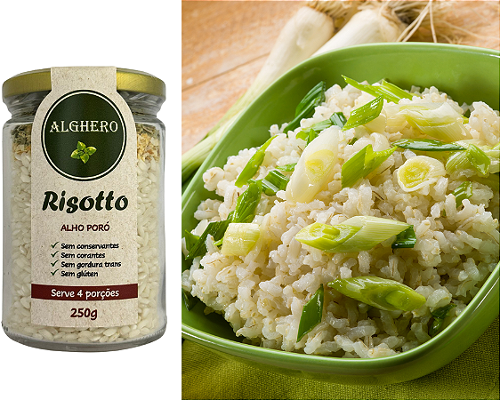 Risotto de Alho Poró